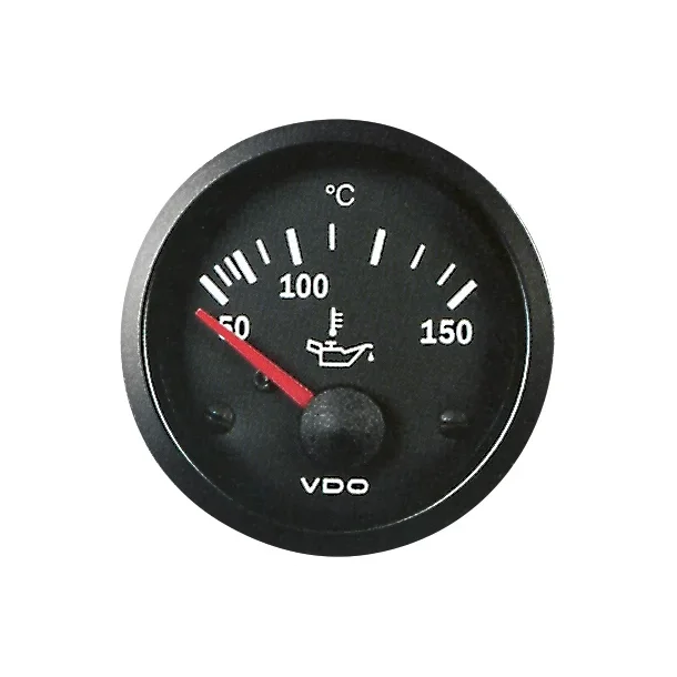 VDO Cockpit Vision Olietermometer , elektrisk, 50 �C - 150 �C, � 52 mm