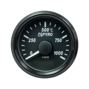 VDO SingleViu Pyrometer, m�leomr�de fra 0�C til +1000�C