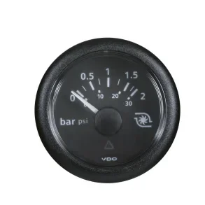 VDO Viewline Turbotrykm�ler, 0-2 Bar (�52)