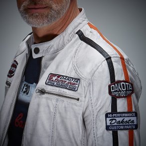 Vintage Racing Offwhite Jakke