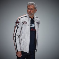 Vintage Racing Offwhite Jakke