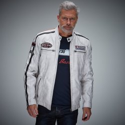 Vintage Racing Offwhite Jakke