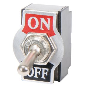 Vippekontakt i metal, ON/OFF