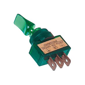 Vippekontakt med Grn belysning