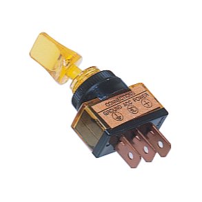 Vippekontakt med Gul belysning