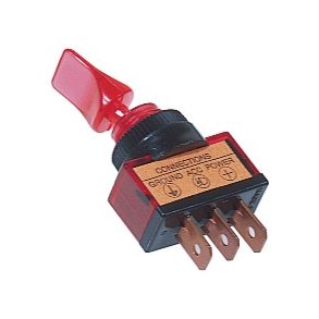 Vippekontakt med Rd belysning