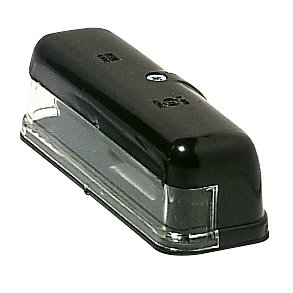 Nummerpladelys i Sort