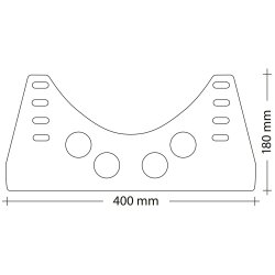 Sdebeslag Aluminium FIA