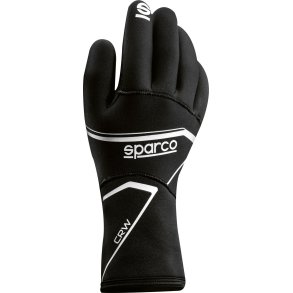 Sparco CRW kart handske, Str.XS Sort