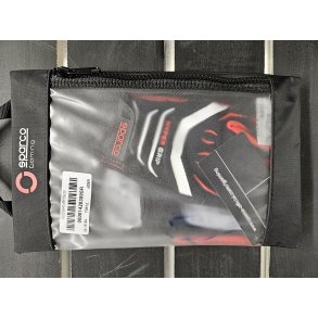 Sparco Hypergrip gaming handske Str.9 Sort/Rd