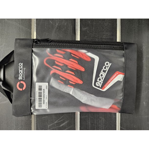 Sparco Hypergrip+ gaming handske Str.10 Sort/Rd