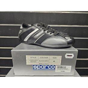 Sparco Logo sko, Str 42 Sort/Gr (DEMO)