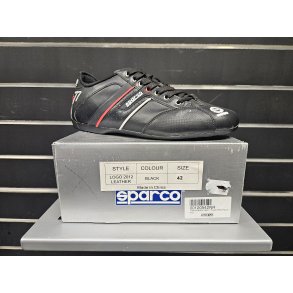 Sparco Logo leather, Str 42 sort (DEMO)