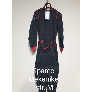 Sparco Mekaniker dragt, Str M Sort/Rd