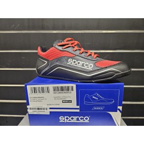 Sparco S-Pole kresko, Str 43 Sort/Rd (DEMO)